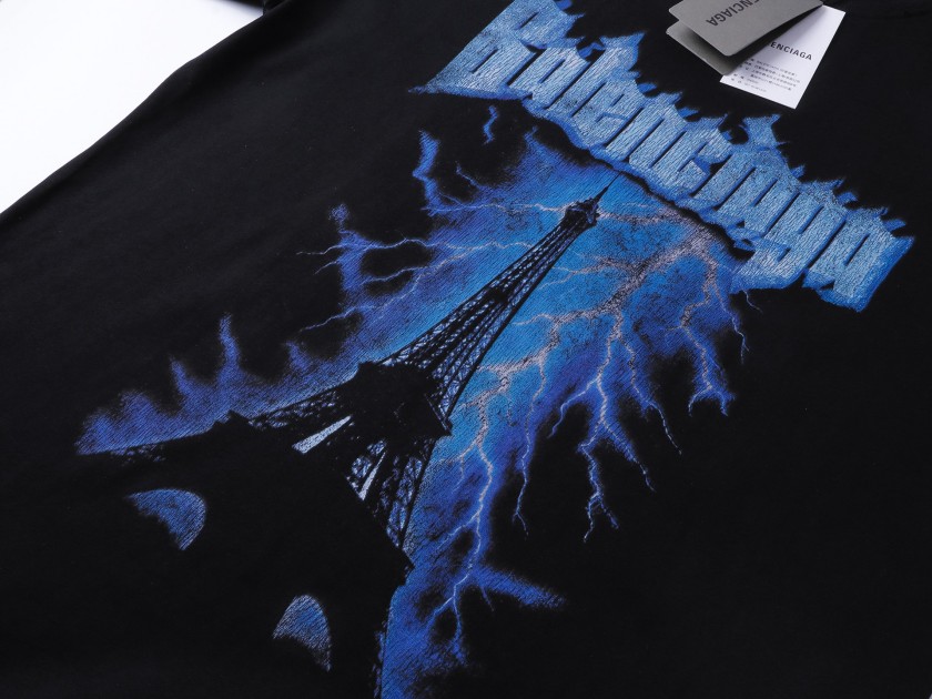 バレンシアガ ロゴプリント ビッグシルエット Tシャツ