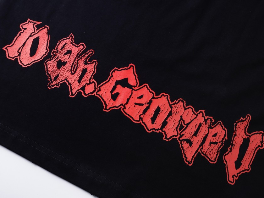 バレンシアガ ストリート ロゴプリント 半袖Tシャツ