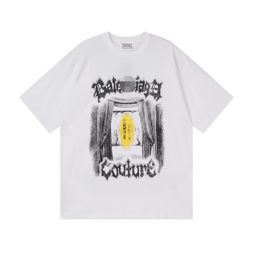 バレンシアガ ストリート ロゴプリント 半袖Tシャツ