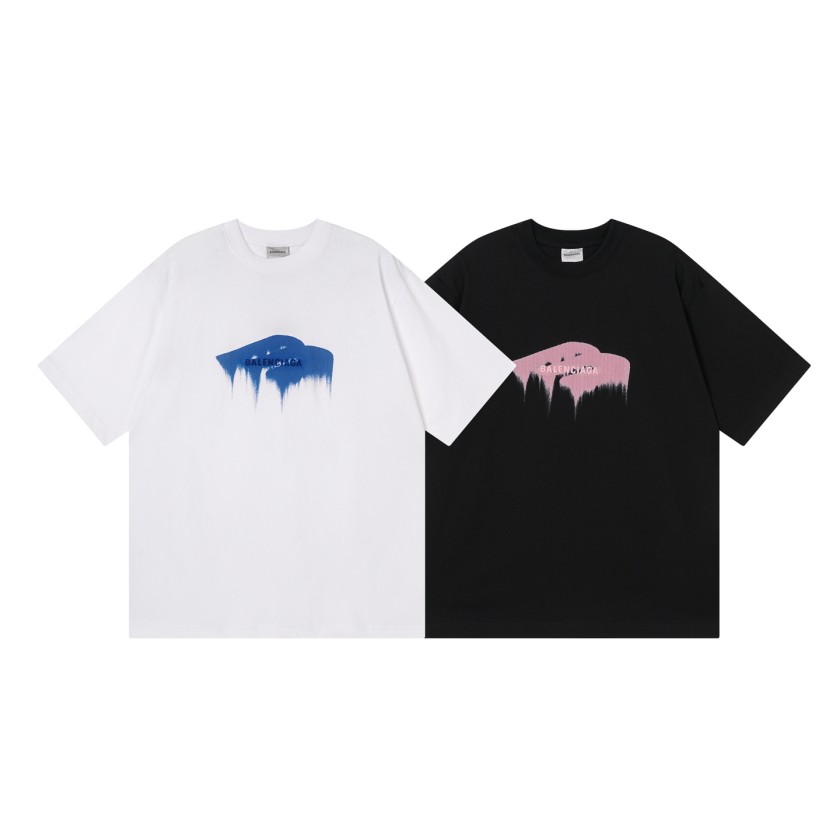 バレンシアガコピー ロゴプリント Tシャツ オーバーサイズ 人気