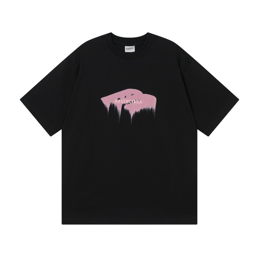 バレンシアガコピー ロゴプリント Tシャツ オーバーサイズ 人気