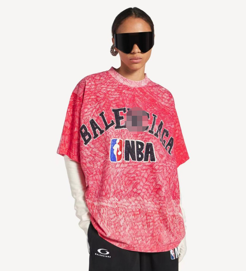 バレンシアガ ロゴプリント 半袖Tシャツ 高級ストリート