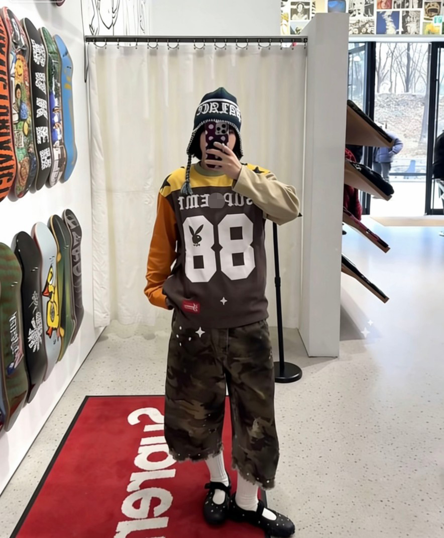 シュプリームタ&times;PLAYBOYメンズ レディース 長袖 Tシャツ