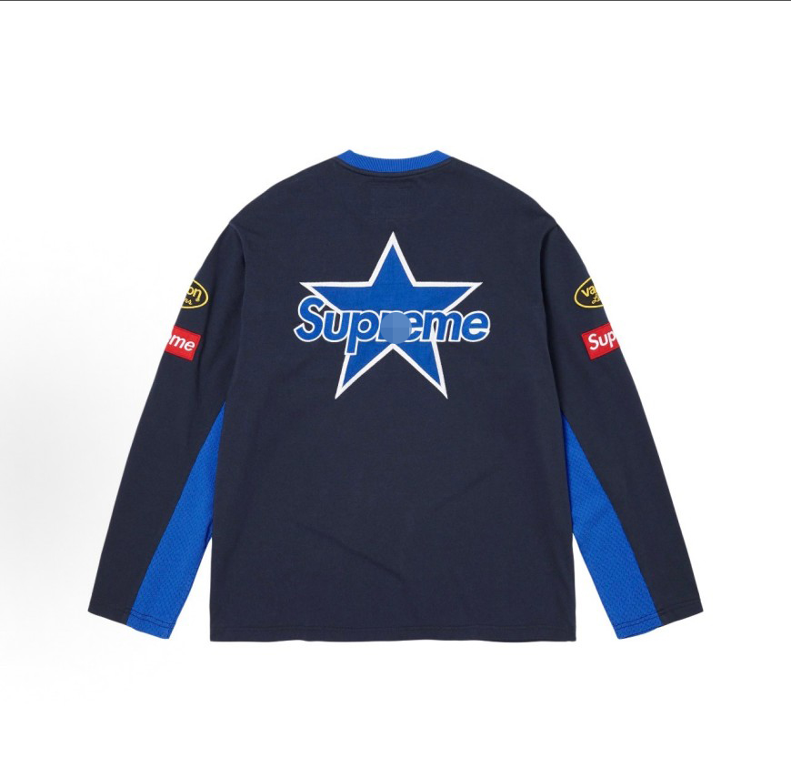 シュプリーム&times;VARSON LEATHERSメンズ レディース 長袖 Tシャツ