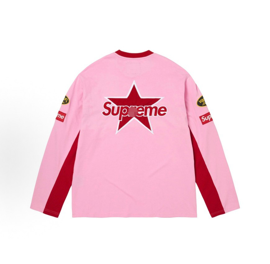 シュプリーム&times;VARSON LEATHERSメンズ レディース 長袖 Tシャツ