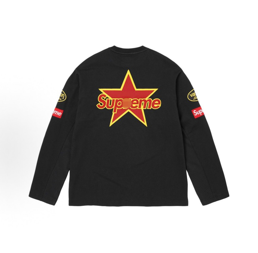 シュプリーム&times;VARSON LEATHERSメンズ レディース 長袖 Tシャツ