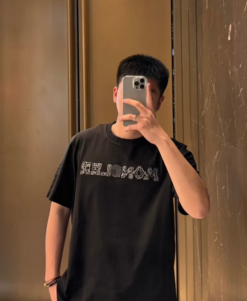 モンクレールスーパーコピー ロゴデザイン プリント 半袖Tシャツ