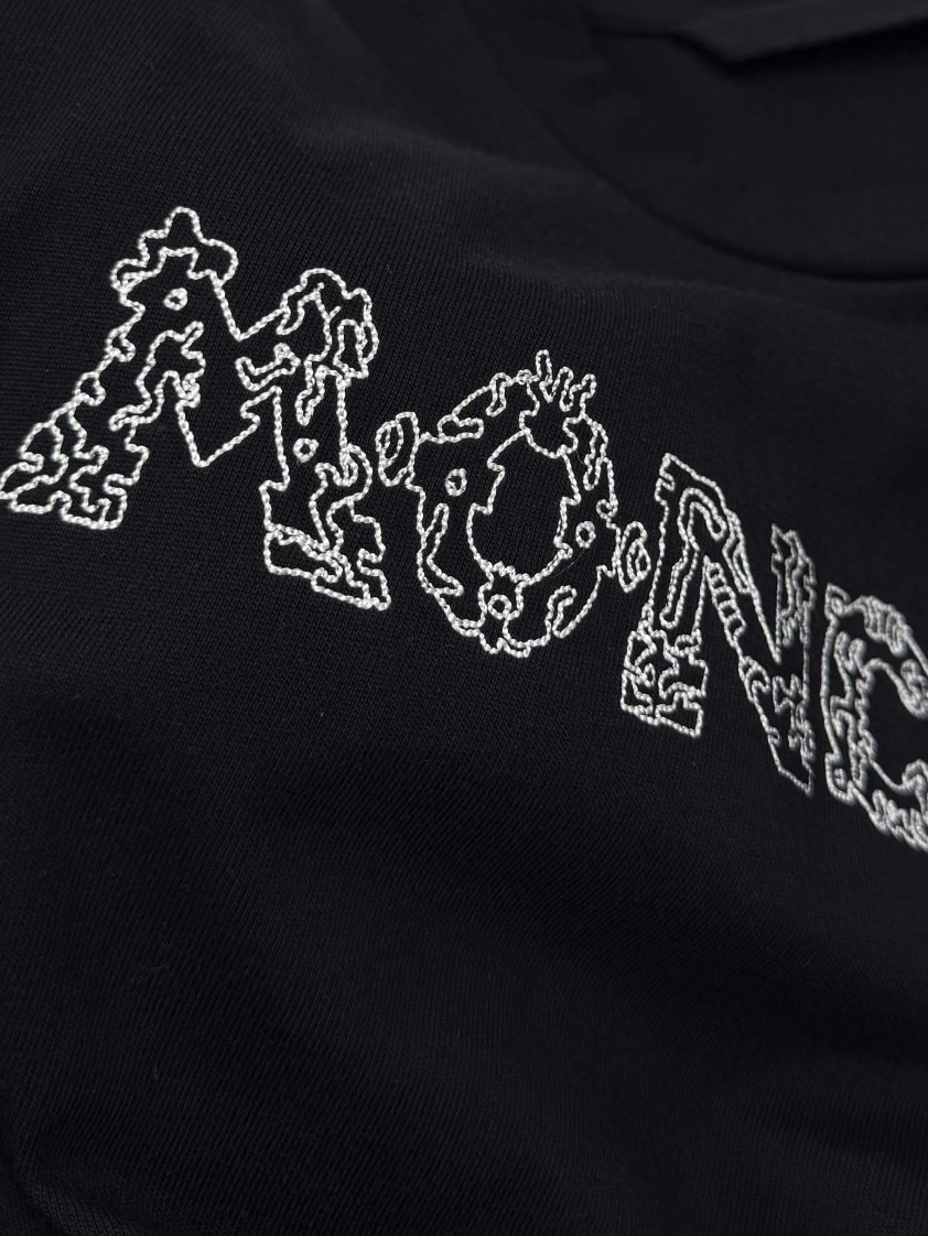 モンクレールスーパーコピー ロゴデザイン プリント 半袖Tシャツ