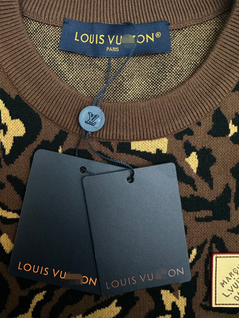 ルイヴィトンスーパーコピー メンズ レディース　ニット 半袖Tシャツ