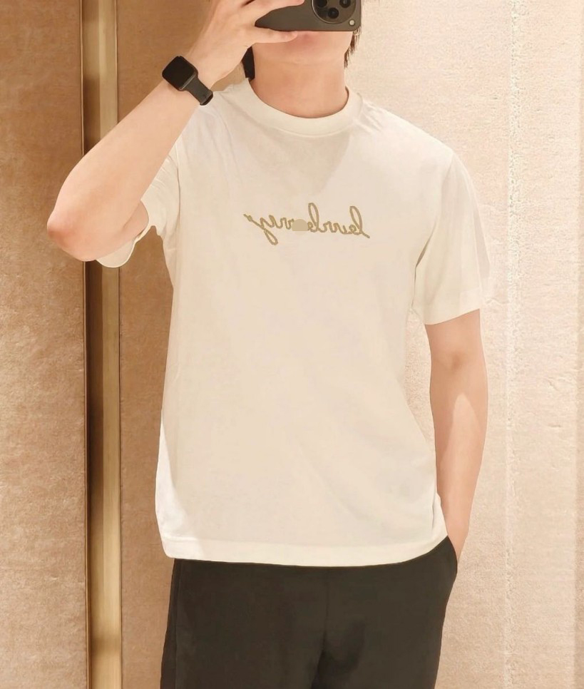 バーバリースーパーコピープリントロゴ 半袖Tシャツ 人気アイテム