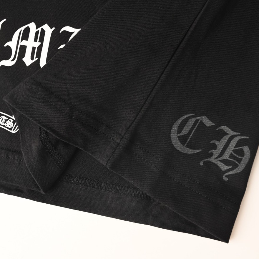 クロムハーツスーパーコピーロゴ入り 半袖Tシャツ ストリートスタイル プリント