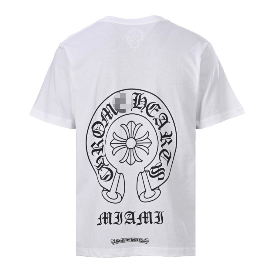 クロムハーツスーパーコピーロゴ入り 半袖Tシャツ ストリートスタイル プリント