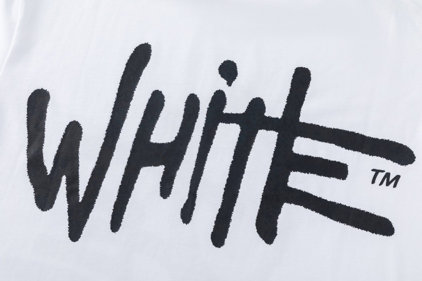 オフホワイトスーパーコピーロゴプリントTシャツ 半袖 デイリーコーデ