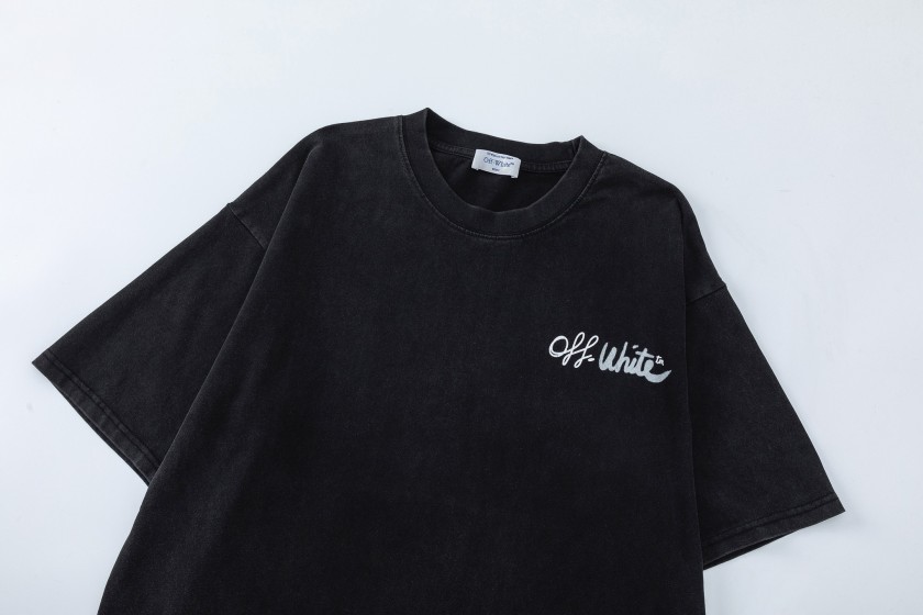 オフホワイトスーパーコピープリントロゴ 半袖Tシャツ 人気アイテム