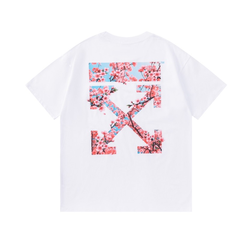 オフホワイトスーパーコピーメンズ レディース 半袖Tシャツロゴプリント
