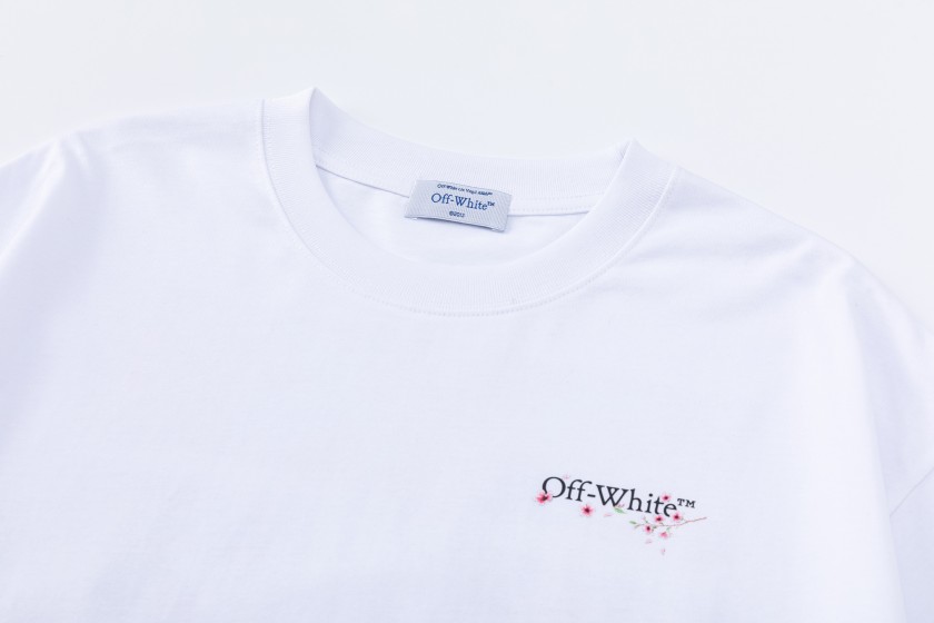 オフホワイトスーパーコピーメンズ レディース 半袖Tシャツロゴプリント
