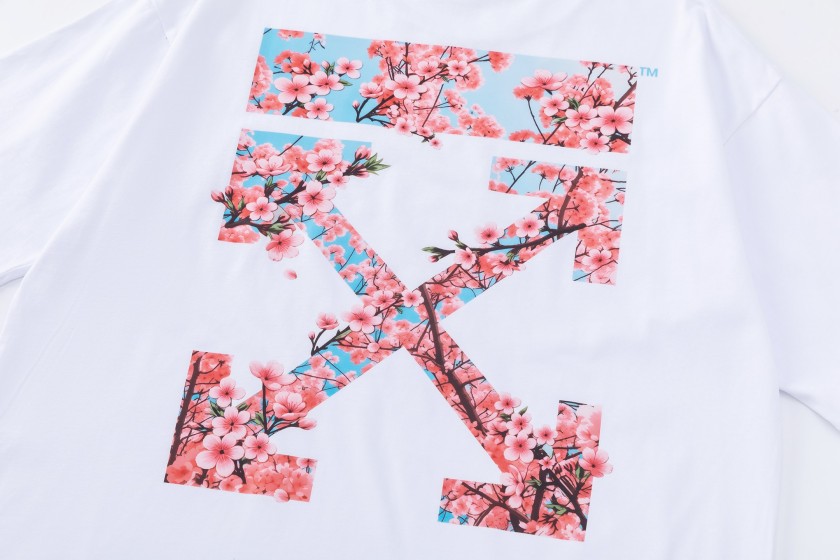 オフホワイトスーパーコピーメンズ レディース 半袖Tシャツロゴプリント