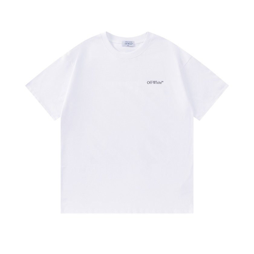 オフホワイトスーパーコピーメンズ レディース 半袖Tシャツ  ロゴプリント