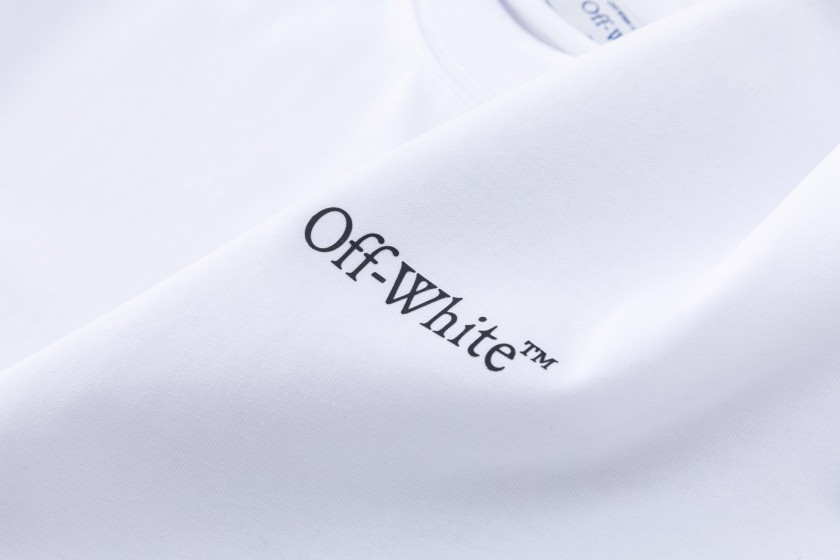 オフホワイトスーパーコピーメンズ レディース 半袖Tシャツ  ロゴプリント