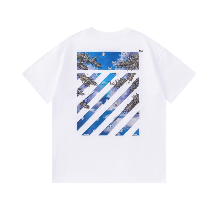 オフホワイトスーパーコピー ロゴプリントメンズ レディース 半袖Tシャツ