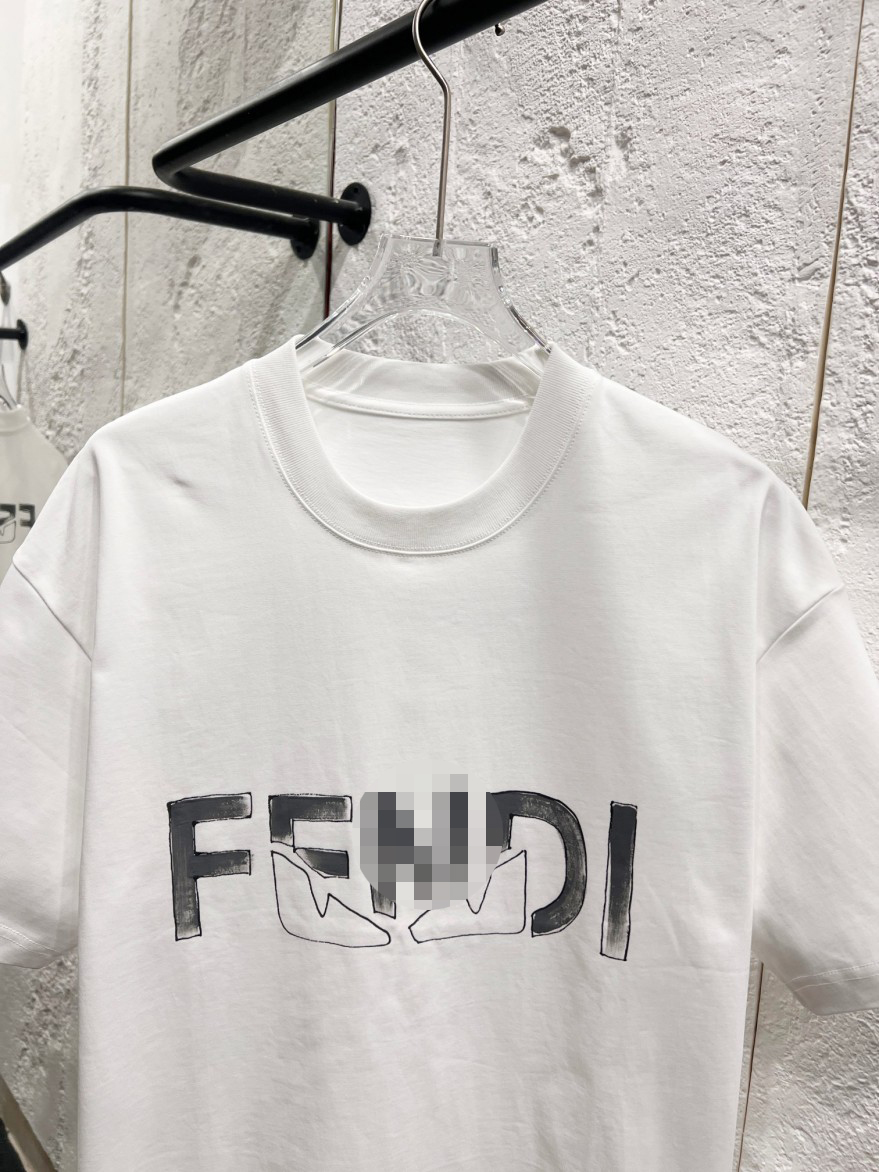 フェンディメンズ レディース 半袖Tシャツ