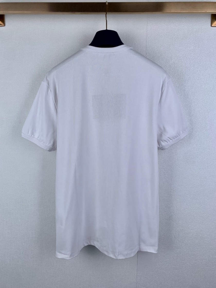 プラダタミニマル ロゴ デザイン半袖Tシャツ