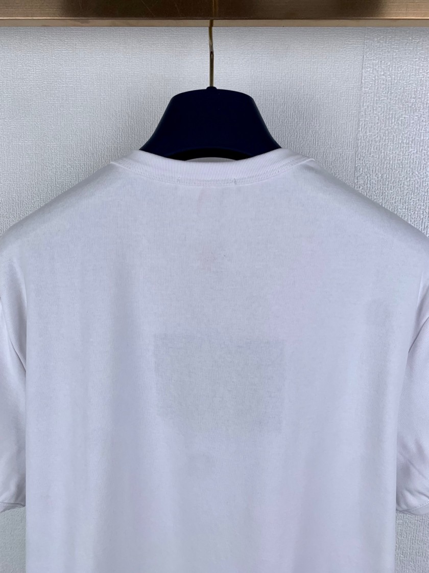 プラダタミニマル ロゴ デザイン半袖Tシャツ