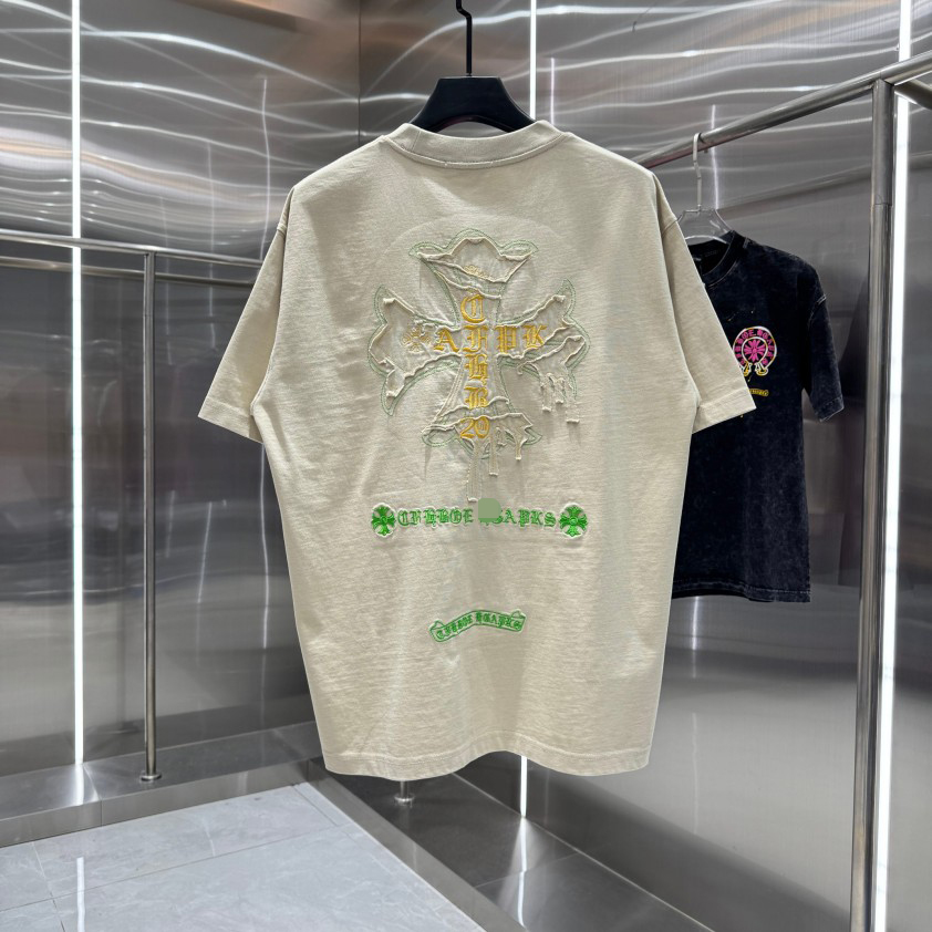 クロムハーツメンズ レディース 半袖Tシャツ