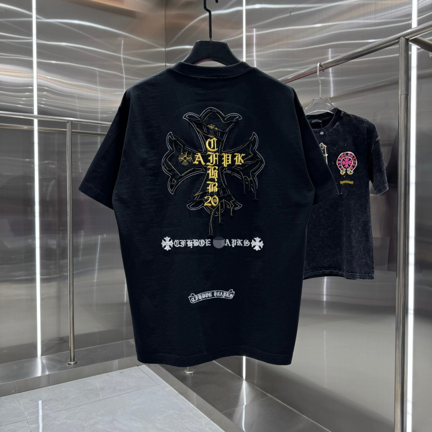 クロムハーツメンズ レディース 半袖Tシャツ