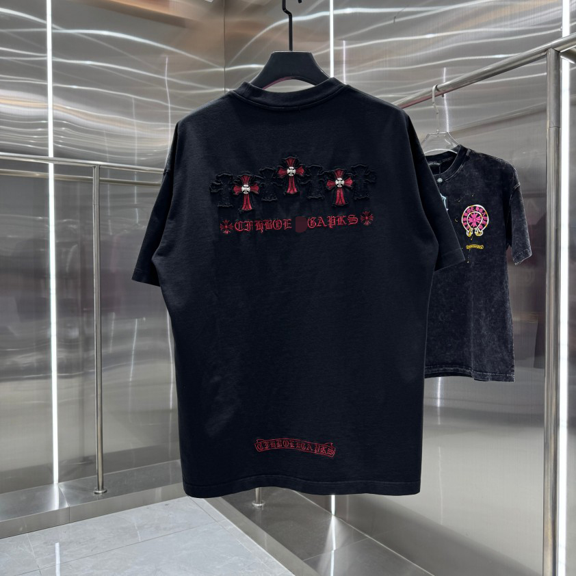クロムハーツシンプル クール ブランドロゴTシャツ