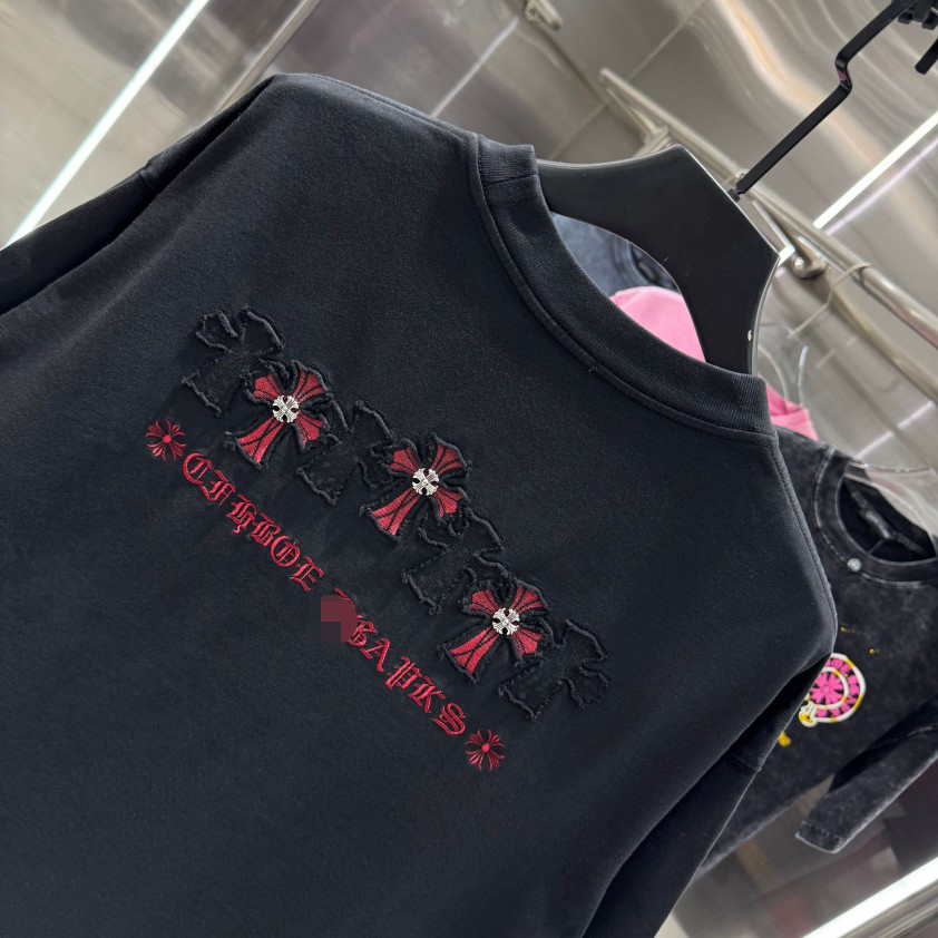 クロムハーツシンプル クール ブランドロゴTシャツ