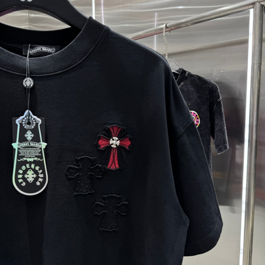 クロムハーツシンプル クール ブランドロゴTシャツ