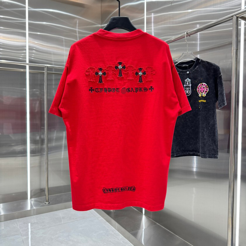 クロムハーツシンプル クール ブランドロゴTシャツ