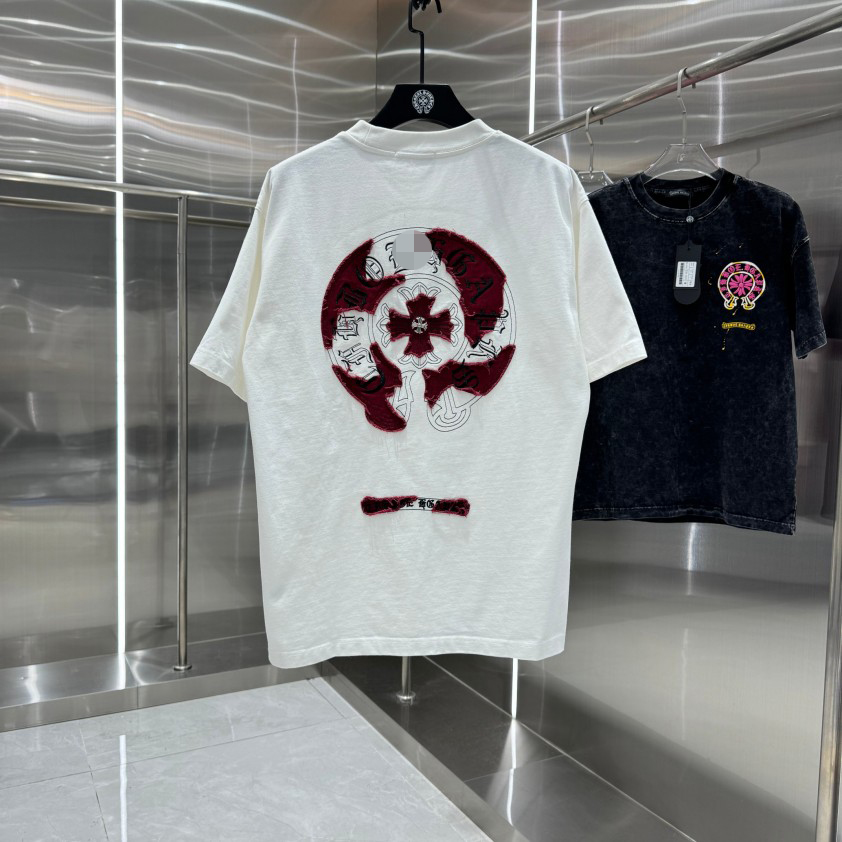 クロムハーツサマー バイブス ロゴTシャツ 半袖Tシャツ
