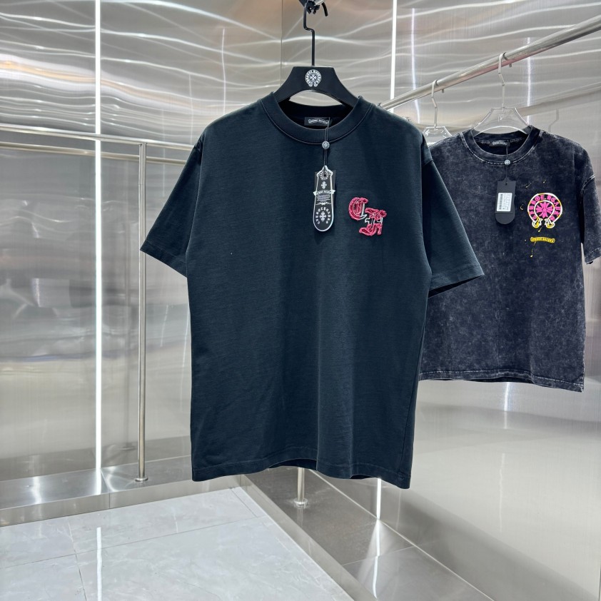 クロムハーツサマー バイブス ロゴTシャツ 半袖Tシャツ