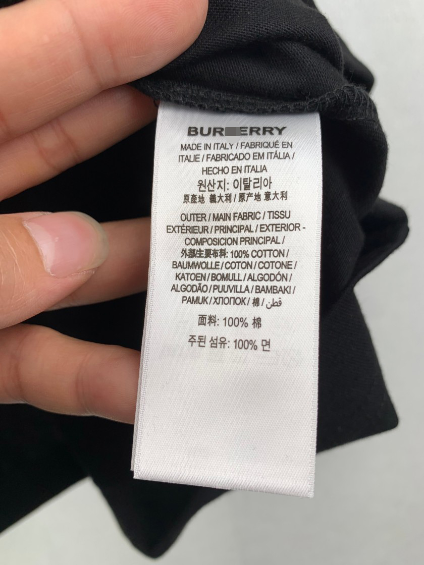 バーバリーメンズ レディース 半袖Tシャツ