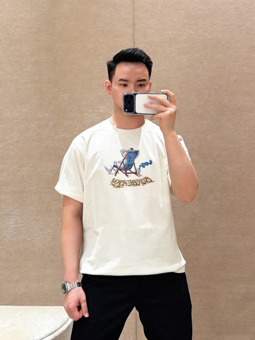 バーバリーメンズ レディース 半袖Tシャツ