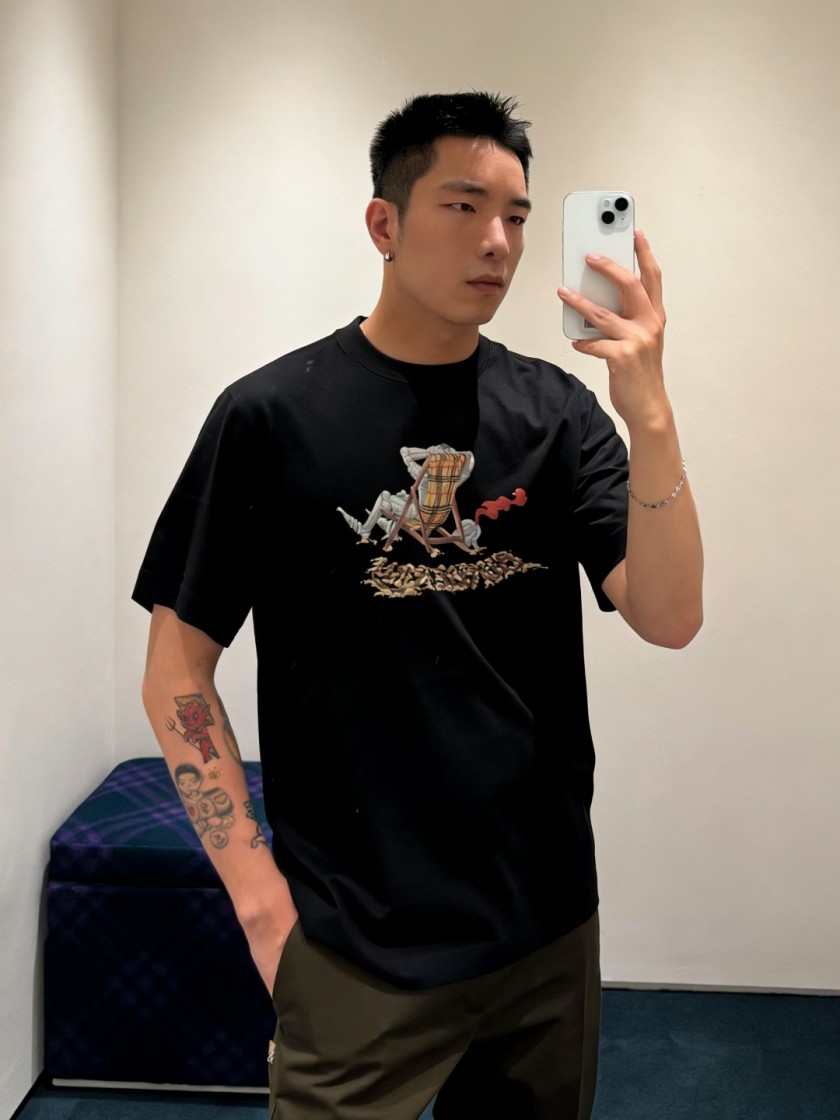 バーバリーメンズ レディース 半袖Tシャツ