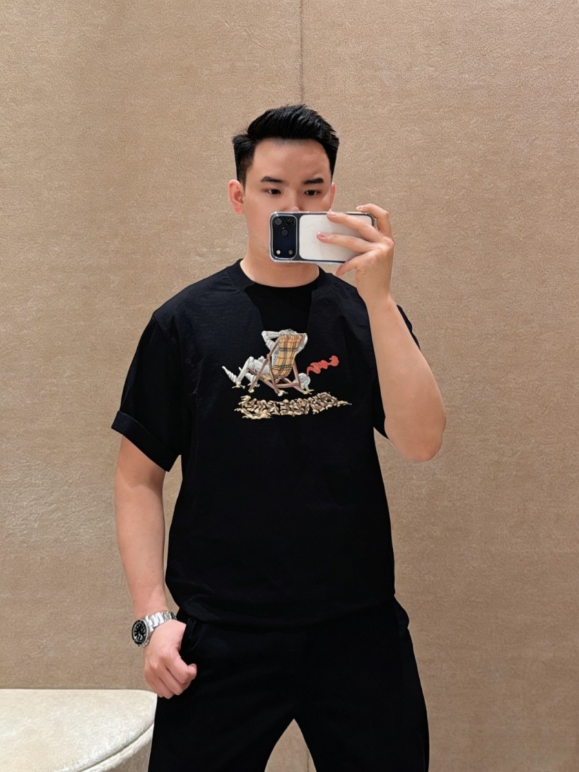 バーバリーメンズ レディース 半袖Tシャツ