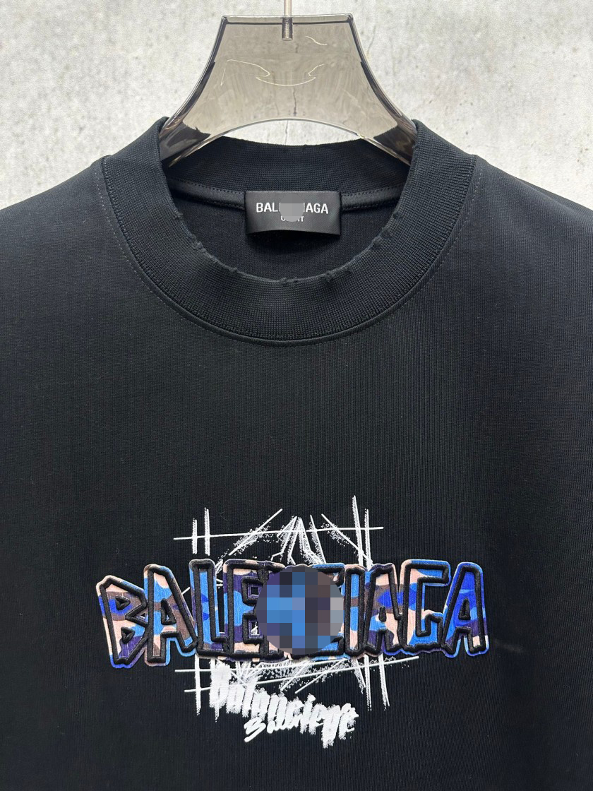 バレンシアガモダンロゴプリントセレクション 半袖Tシャツ