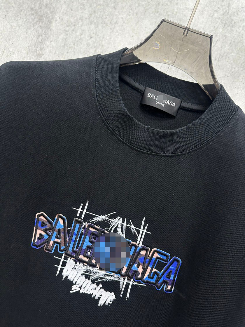 バレンシアガモダンロゴプリントセレクション 半袖Tシャツ