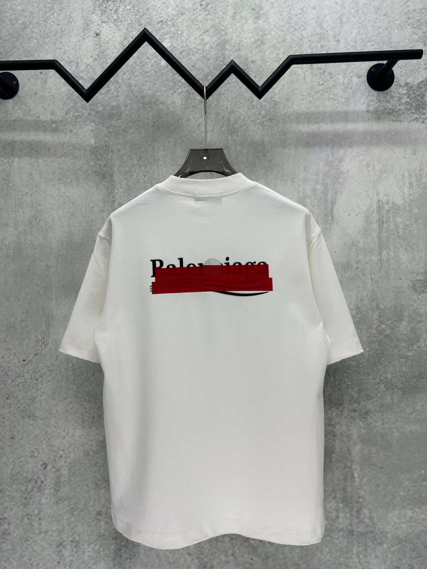バレンシアガメンズ レディース 半袖Tシャツ