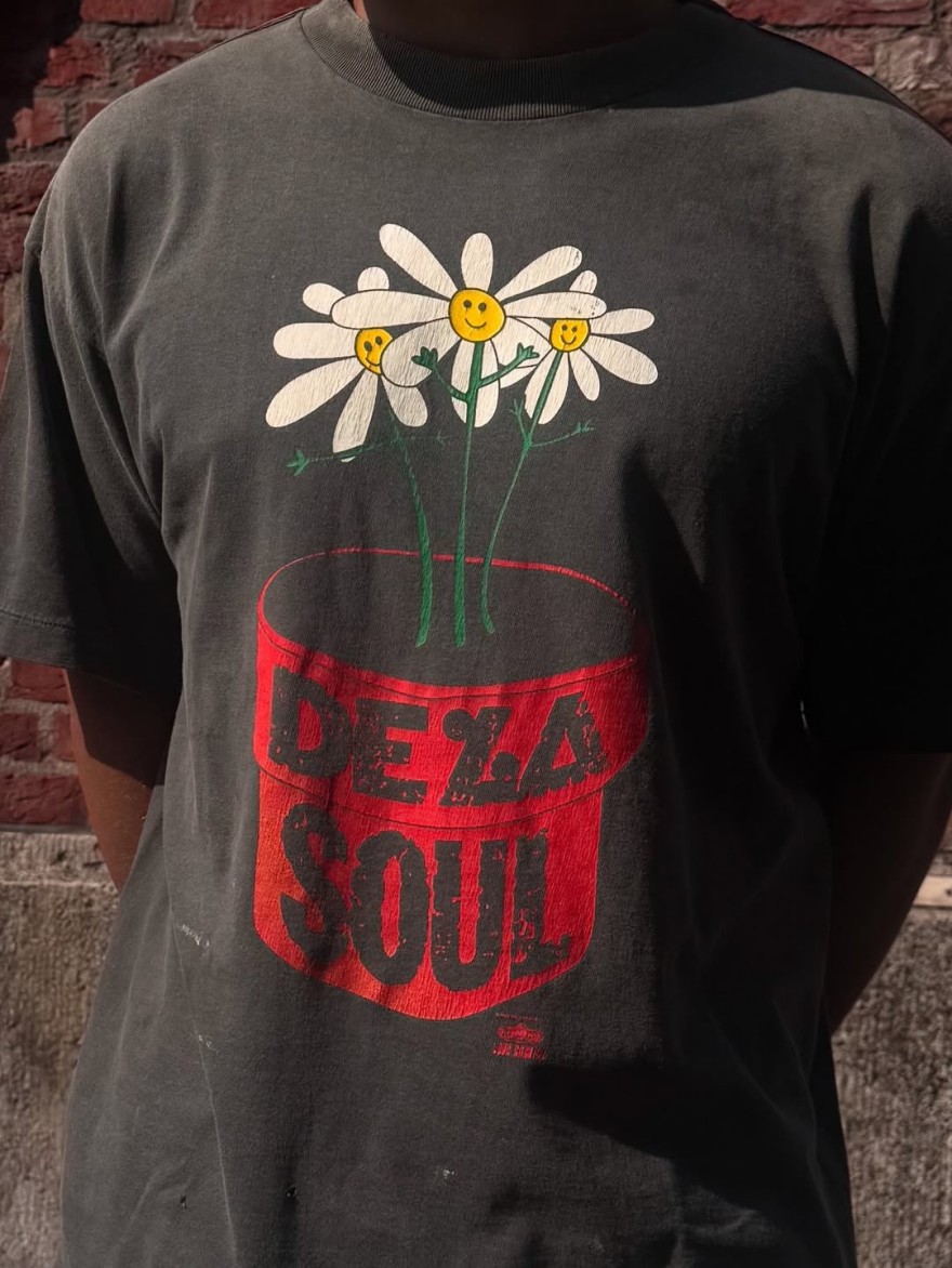 セント マイケル&times;DELA SOULメンズ レディース 半袖Tシャツ