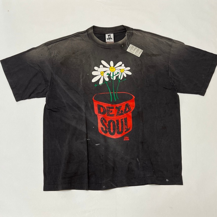 セント マイケル&times;DELA SOULメンズ レディース 半袖Tシャツ