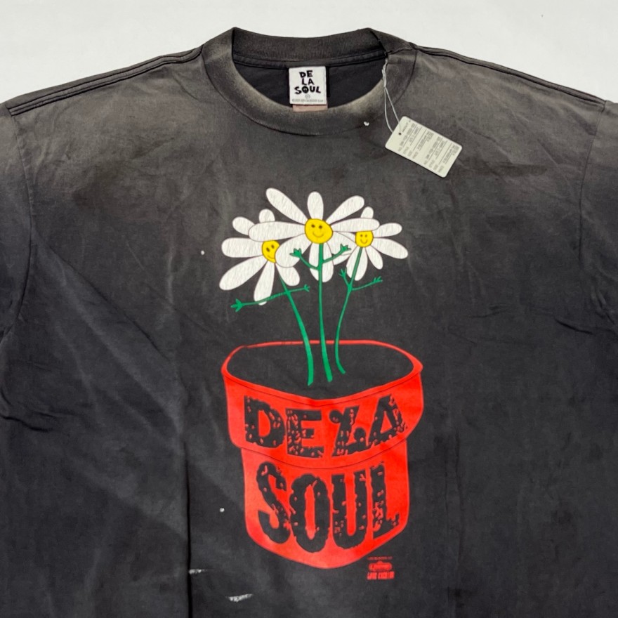 セント マイケル&times;DELA SOULメンズ レディース 半袖Tシャツ