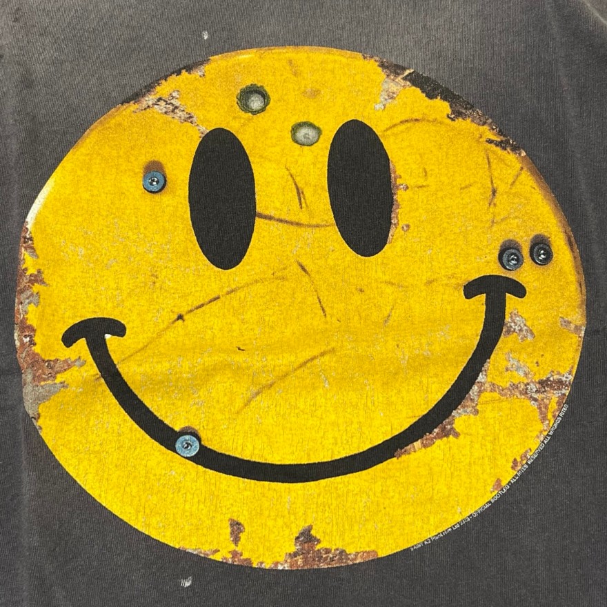 セント マイケル&times;THE KLF SMILEメンズ レディース 半袖Tシャツ