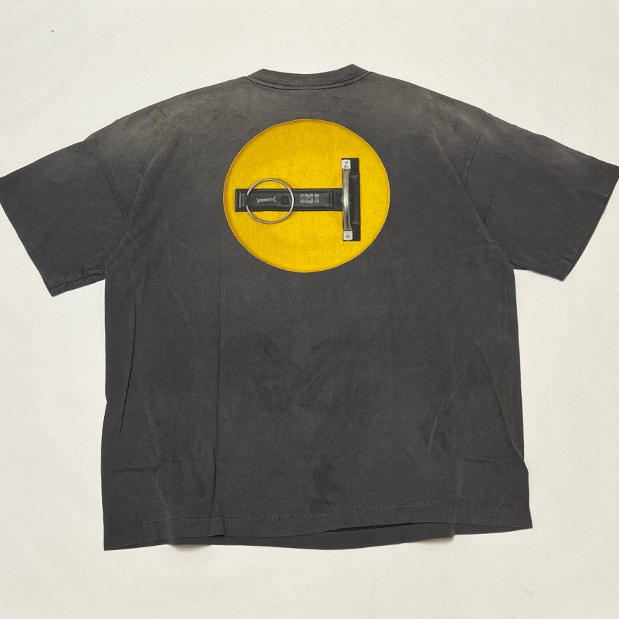 セント マイケル&times;THE KLF SMILEメンズ レディース 半袖Tシャツ