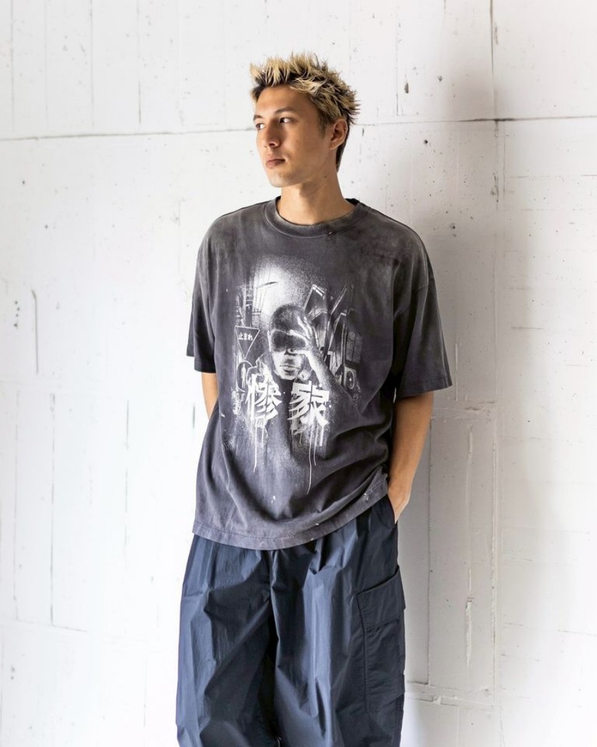 セント マイケル&times;SANTASTICメンズ レディース 半袖Tシャツ