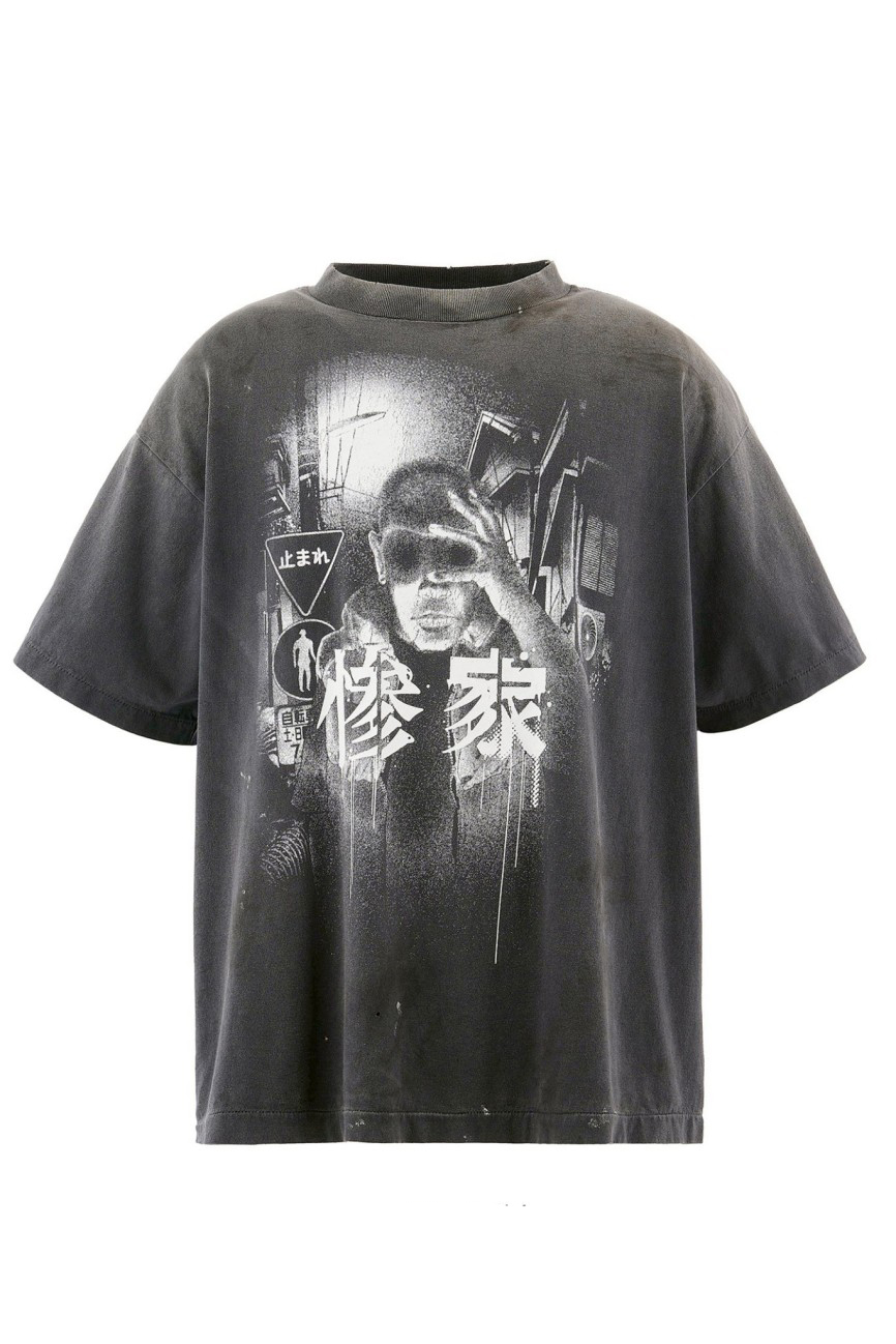 セント マイケル&times;SANTASTICメンズ レディース 半袖Tシャツ