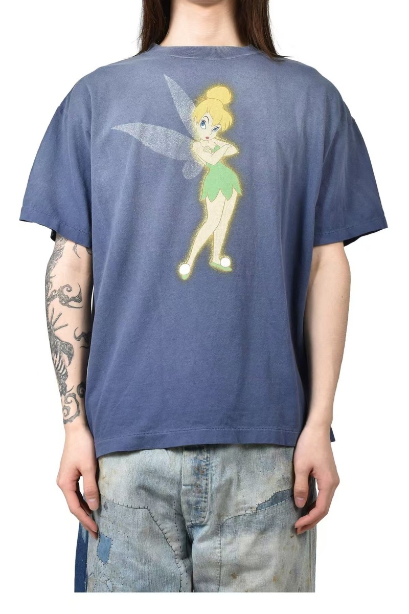 セント マイケル&times;DISNEYメンズ レディース 半袖Tシャツ